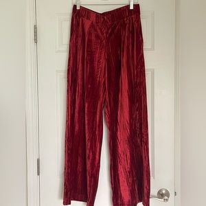 A New Day Red Velvet Pants